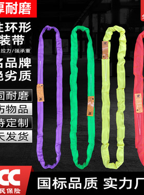 柔性环形圆吊装带5吨1-8米