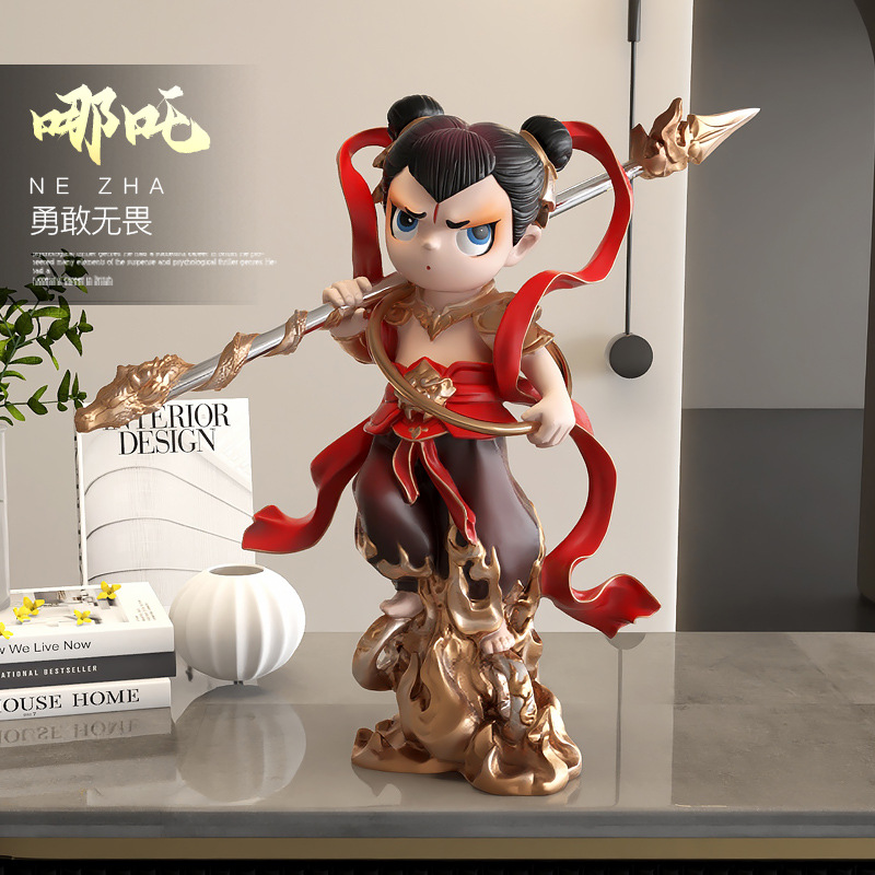 哪吒闹海齐天大圣家居装饰摆件