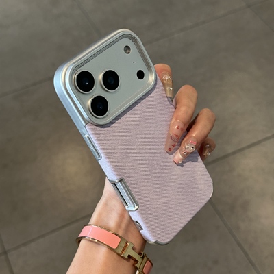 香芋紫牛仔纹适用iPhone15promax手机壳15苹果17pro创意13华为mate70小众vivos20小米14防摔oppo荣耀12软壳11