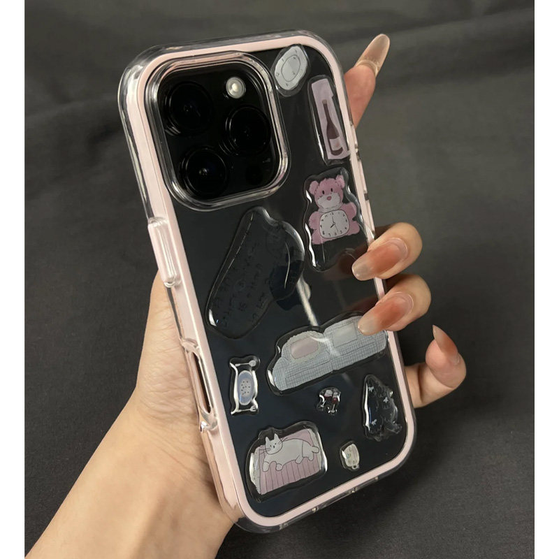 diy滴胶贴纸三合一手机壳防摔