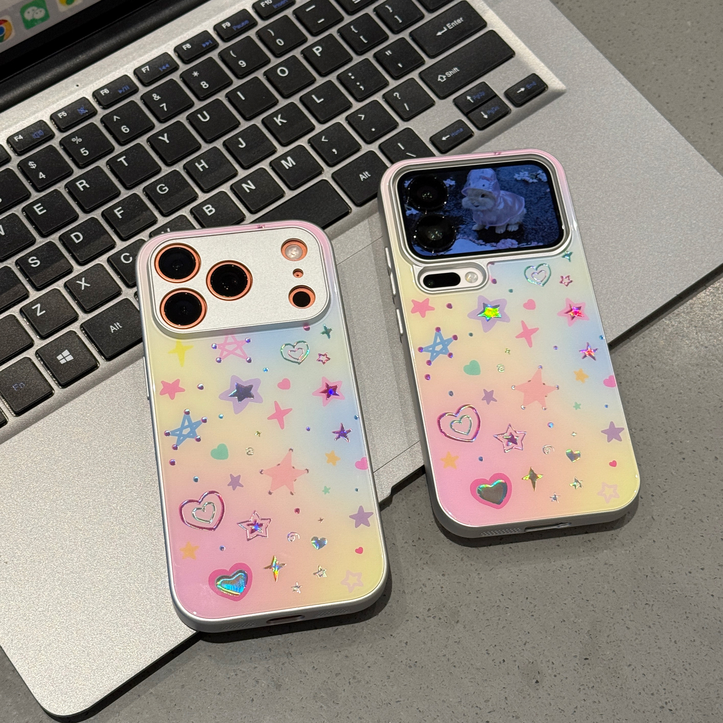 闪闪星星适用苹果17promax手机壳新款iPhone15爆13华为p70保护套11小米17pro荣耀400潮流vivoppo12红米note14