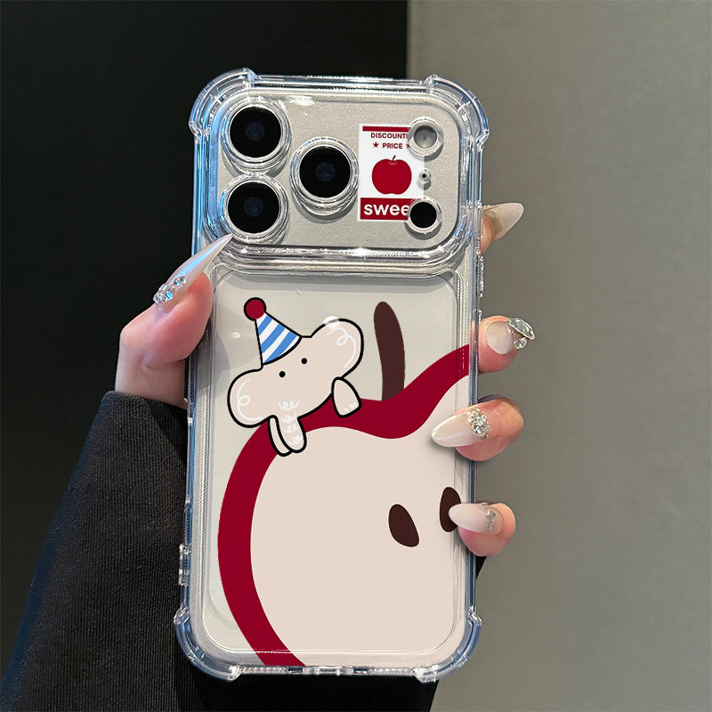 小象苹果标签适用iPhone18promax手机壳16苹果17pro华为mate80小米17荣耀500可爱VIVOx300防摔OPPO红米note14