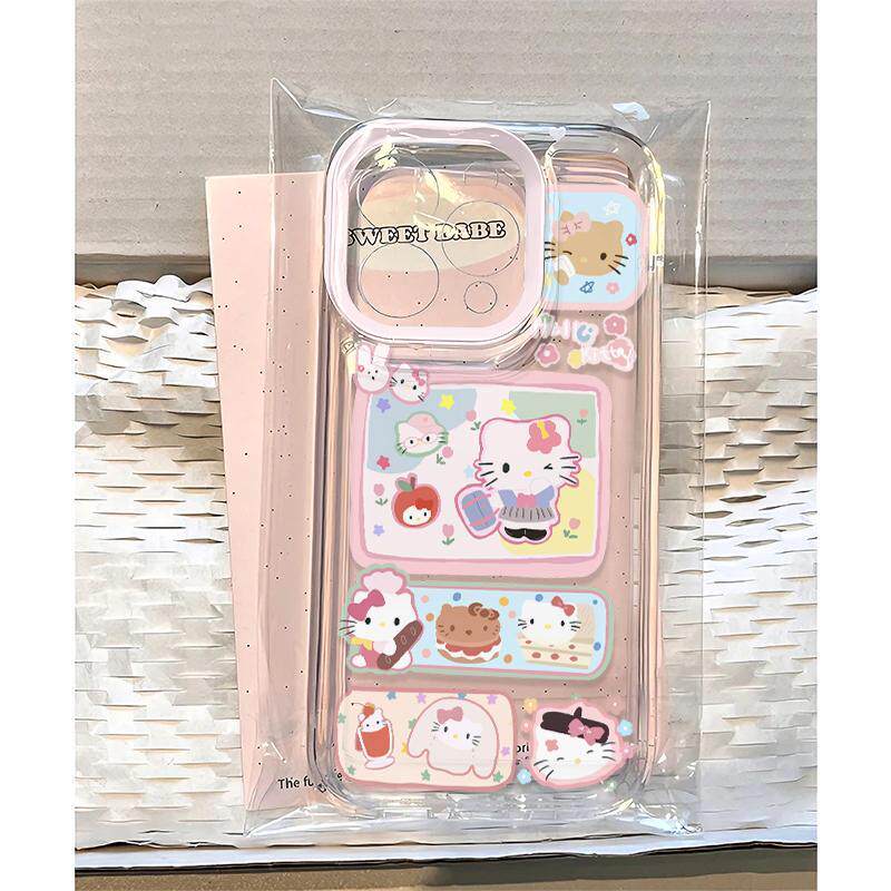 可爱少女心全包超薄透明手机壳