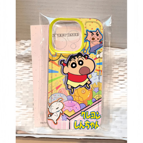 可爱卡通全包超薄插画手机壳防摔