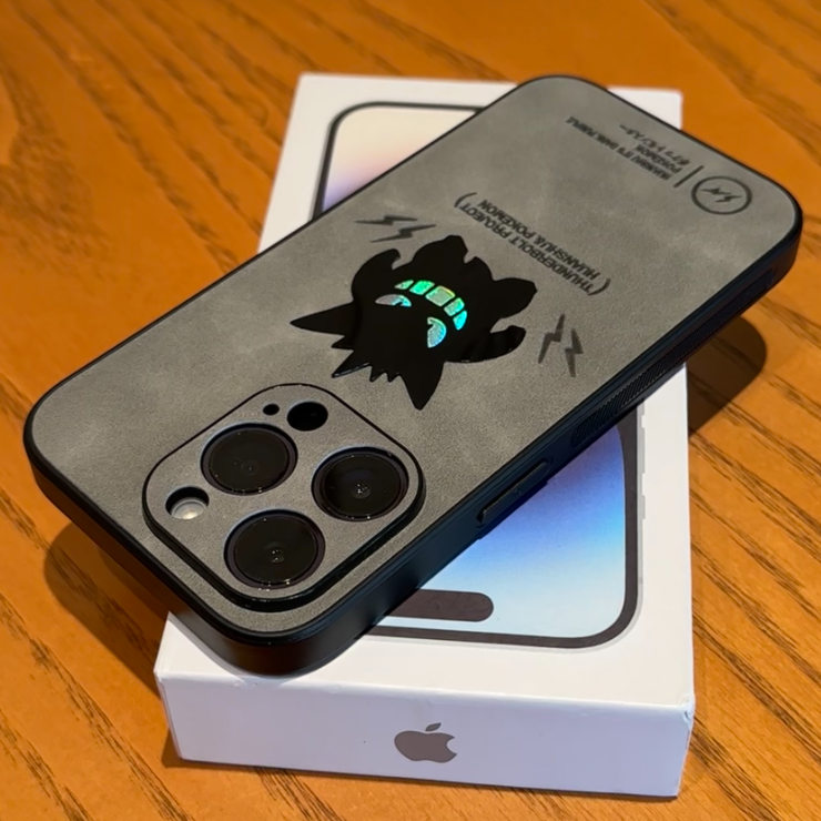 炫酷镭射耿鬼适用iPhone16promax手机壳14新款个性苹果15promax耐脏12肤感软壳13潮牌卡通创意16全包防摔男款