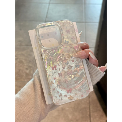 可爱蝴蝶结漩涡手机壳防摔保护套