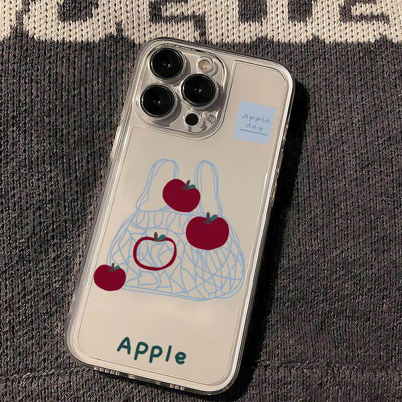 苹果袋子适用iPhone17promax手机壳15苹果16透明14华为p80卡通vivos50小米17防摔oppo13软壳12红米k90荣耀500