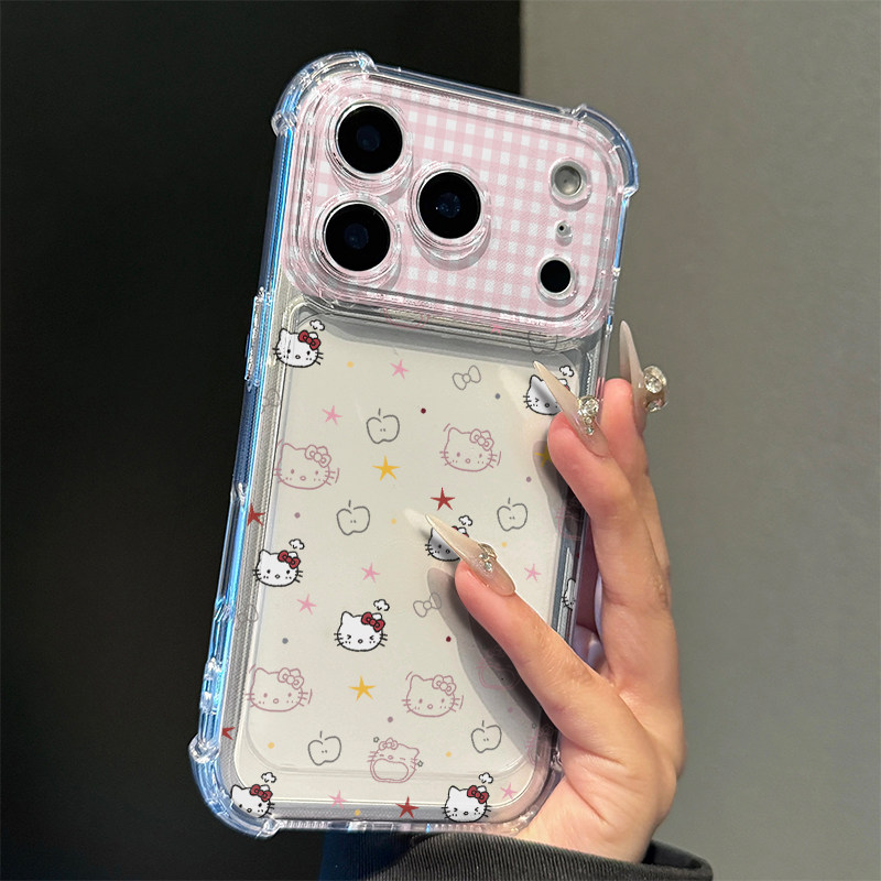 苹果满屏猫咪适用iPhone17promax手机壳苹果16pro华为mate70新款13小米15荣耀300vivo四角防摔oppo红米note14