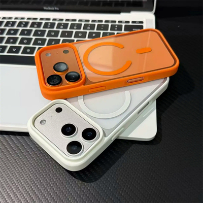 肤感磁吸透明适用iphone17promax苹果16PRO手机壳15防摔14无线13充电保护12套11薄简约亚克力plus爆款男女壳