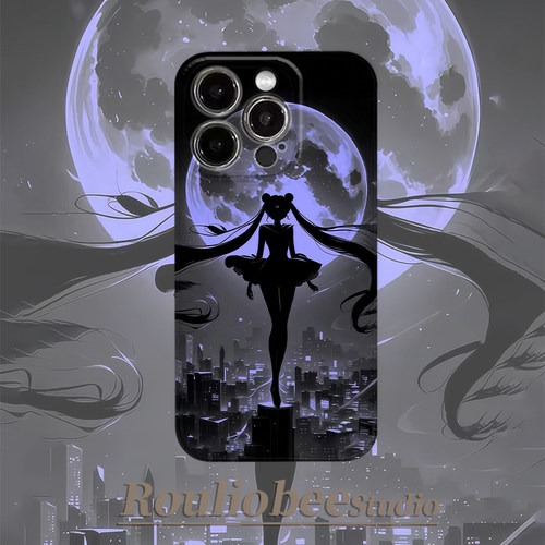 暗夜美少女适用苹果16promax手机壳iPhone15pro卡通13华为mate60新款p70小米15红米note14荣耀vivoppok70菲林