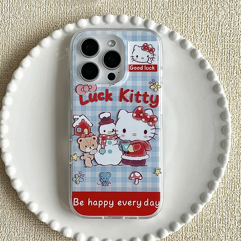 雪人凯蒂适用苹果17手机壳iPhone15promax新款16华为mate60红米note13卡通k70小米14壳vivoos19荣耀oppo可爱,3C数码配件,手机保护套/壳,淘宝优惠券,粉丝福利购,淘宝优惠卷