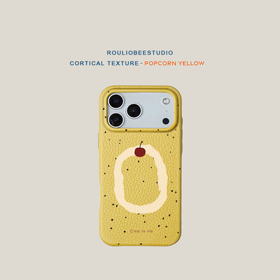 圈圈苹果适用苹果17promax手机壳iPhone16pro新款15华为p70保护套12创意14小米17pro皮纹vivoppo荣耀400卡通