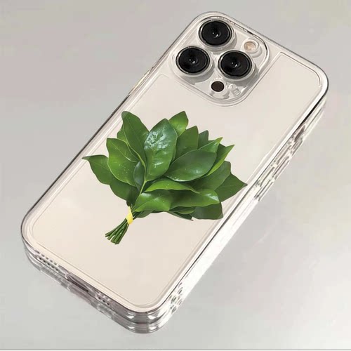 超好运柚子叶适用iphone16promax手机壳苹果17透明15华为mate70小清新vivo防摔oppo红米note14荣耀300小米14