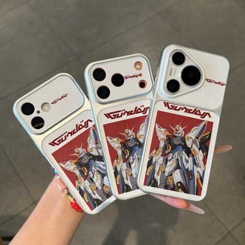 机甲卡通适用iPhone17promax手机壳15苹果16华为p80童趣vivoppo小米17pro支架findx9电镀13红米k90荣耀500套