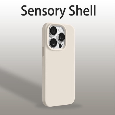 古董白肤感大孔适用iPhone16promax手机壳苹果17pro华为p70简约纯色14男女vivos20小米15防摔oppo红米k80荣耀