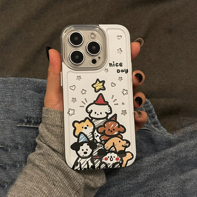 ins可爱插画手机壳全包防摔