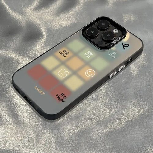 发财方块适用苹果16promax手机壳iPhone15新款13华为mate60荣耀x50彩银Reno12保护套vivo小米14oppo个性p70潮