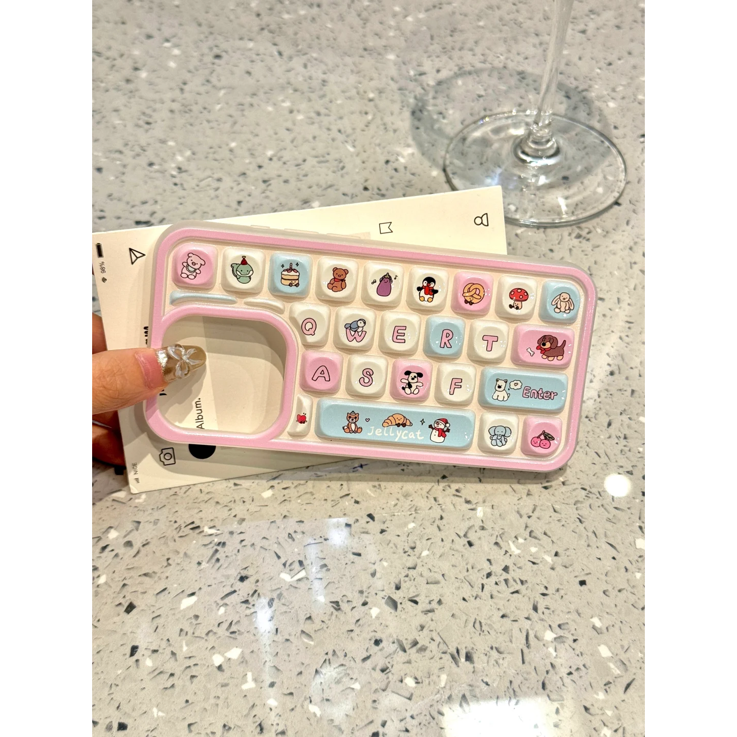 企鹅小猪适用苹果16promax手机壳iphone14pro新款13趣味键盘12可爱11保护套15promax全包防摔15plus硅胶软壳