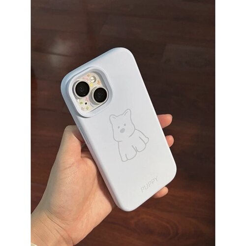 奶呼呼西高地适用苹果17promax手机壳iphone16pro新款14pro卡通13创意12保护套15promax防摔16plus糯米壳17女