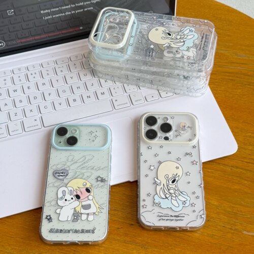 翅膀小秋适用iPhone17Promax手机壳苹果16华为mate80小米17pro卡通14荣耀500软壳OPPO红米note15全包VIVOx300