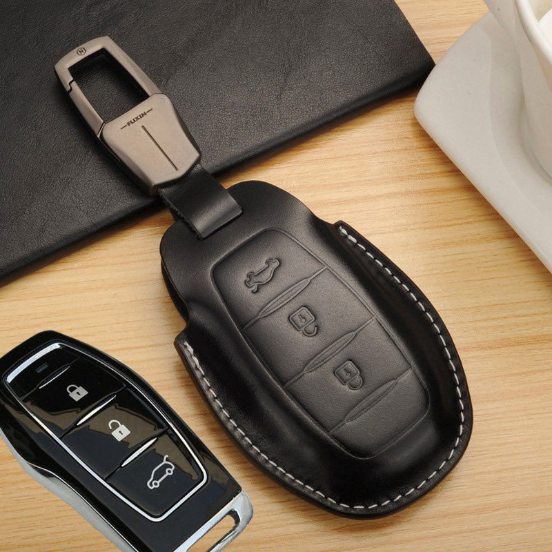 风光ix5钥匙套头层牛皮