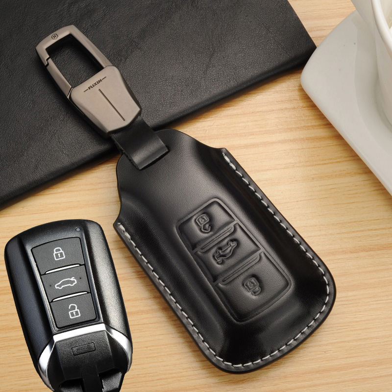 东风风神真皮钥匙套头层牛皮