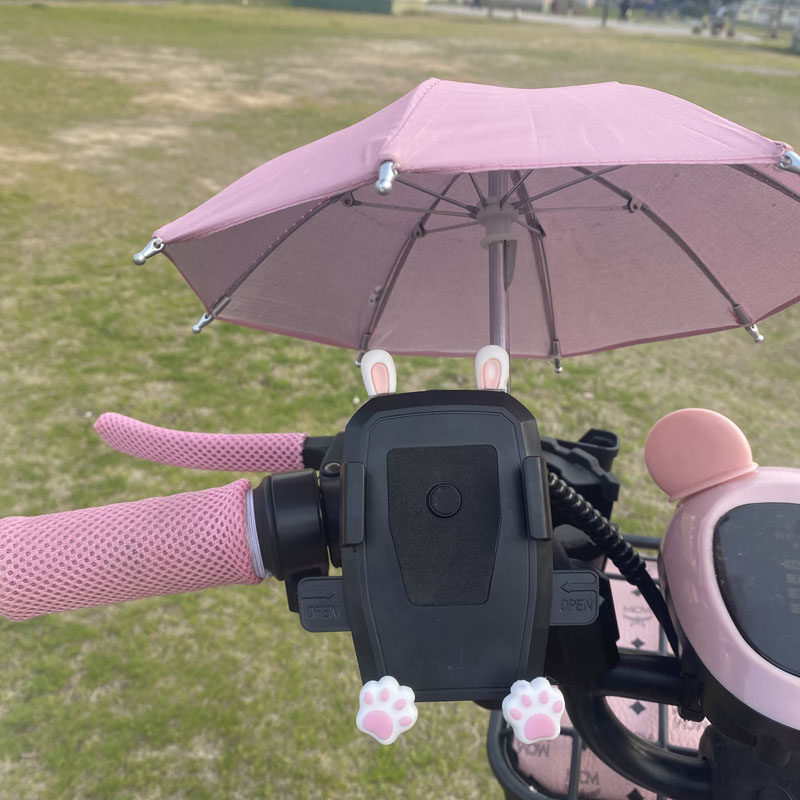 新款电动电瓶摩托车手机架外卖骑手导航自行车车载防震防水机支架