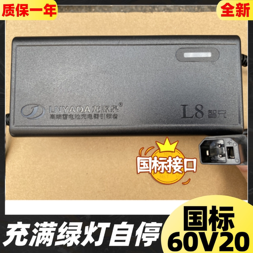 龙源泉60V20电动车充电器国标头