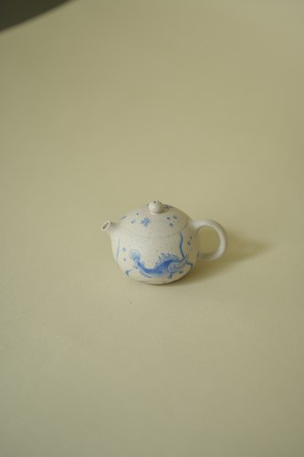 闲庭茶器【小嘟嘟西施】原矿本山绿泥巧克力紫泥宜兴紫砂壶70ml