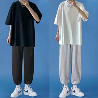 Мужской летний спортивный комплект для отдыха, штаны