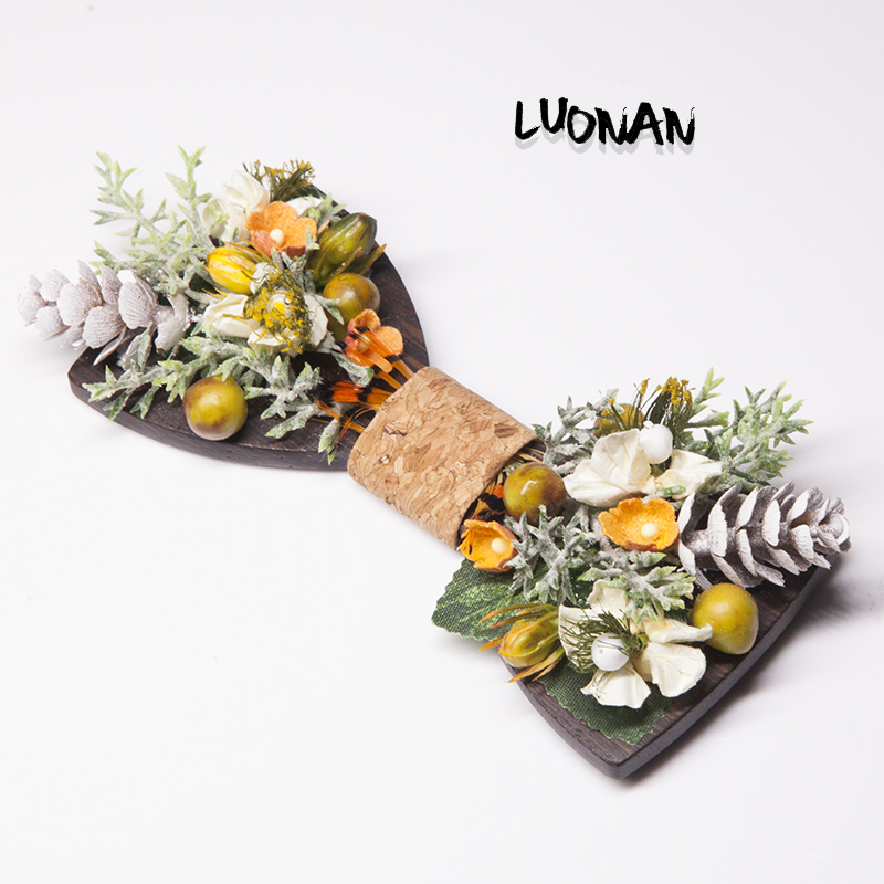 罗楠领结男女原创森系手工户外