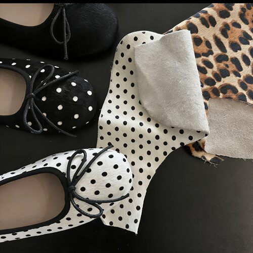 法式风波点单鞋女平底内增高芭蕾舞鞋软布舒适鞋软底女士平底豹纹