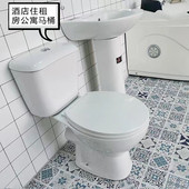 酒店式 分体马桶墙排式 地排水分体小户型卫生间家用出租房分体马桶