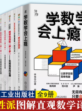 全9册理性派图解直观数学译丛 数学写真集第1234季无需语言的证明+组合证明的艺术+群论彩图版+散度旋度梯度释义+学数学会上瘾