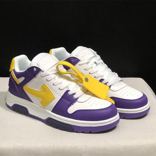 WHITE 23SS Out 正品 Office箭头百搭男女休闲低帮运动板鞋 OFF