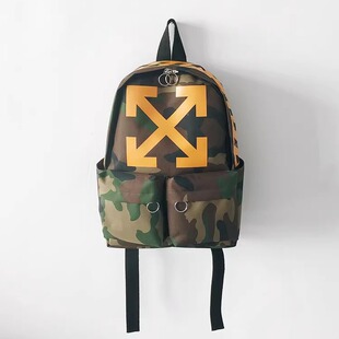背包迷彩旅行包 WHITE儿童开学书包小学生潮流百搭双肩个性 OFF