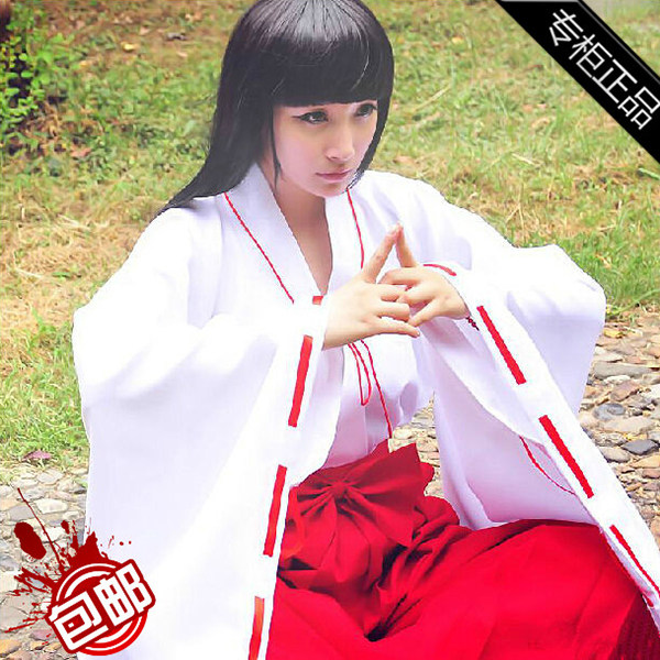 犬夜叉cosplay服装 桔梗巫女服 日本动漫和服全套衣服 假发弓箭在类目 模玩/动漫/周边/cos/桌游, Cosplay服饰/道具/服务, Cosplay女装中 - 来自Buy2taobao.com提供专业的淘宝代购服务