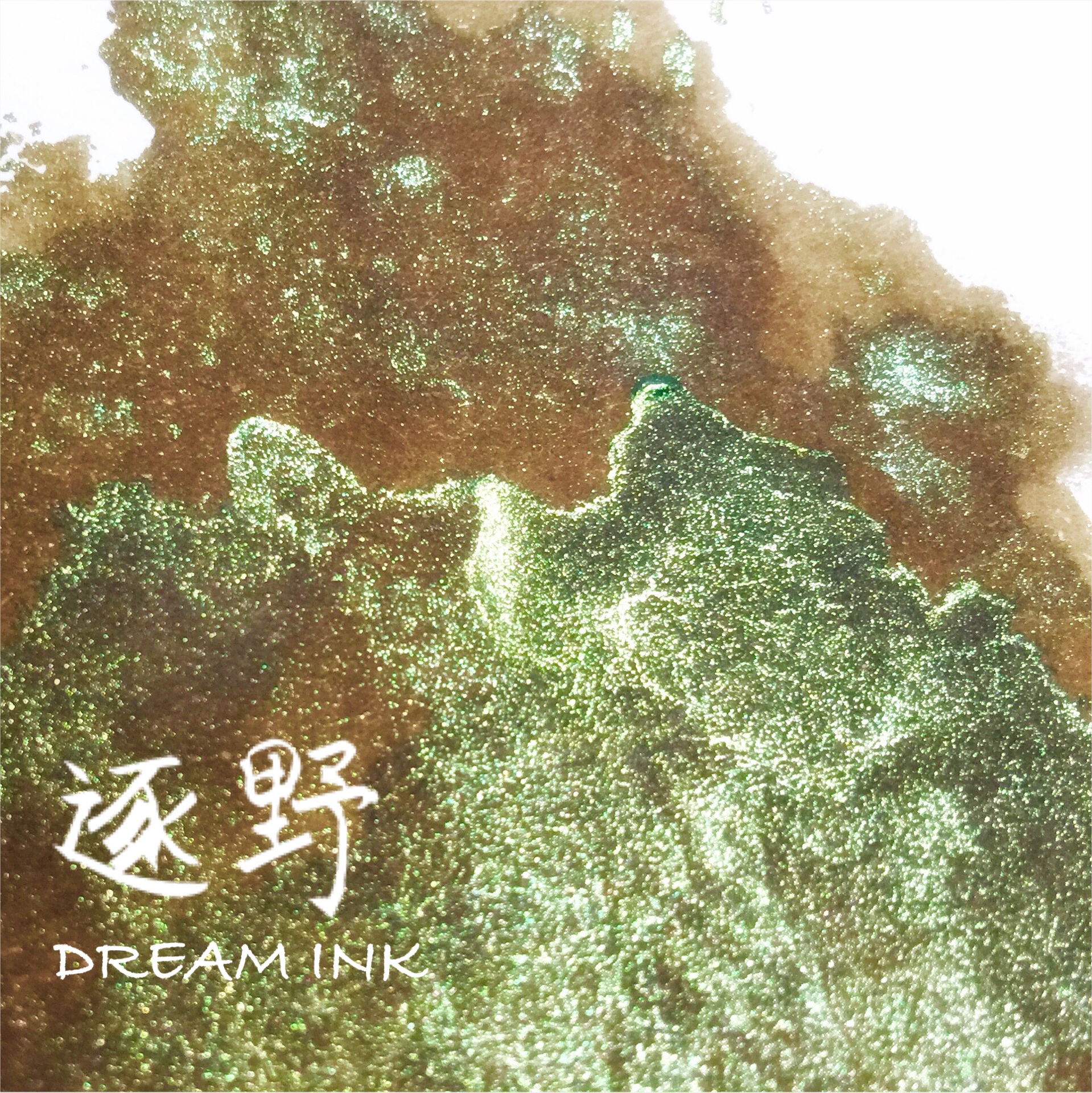 dreamink逐野金粉彩墨绘画墨水