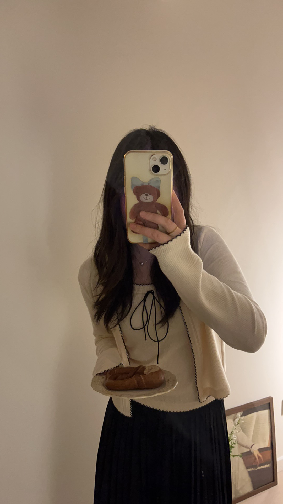 现货韩系撞色花边开衫吊带两件套 绑带设计甜美 批fa价私信客服