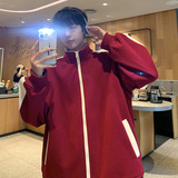 现货直播秋冬美式潮牌重磅双拉链外套卫衣宽松夹克A432-WY99-P65，男装夹克，电商A456（原C415）