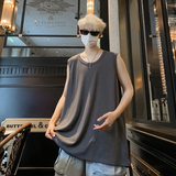 B33特P22控39肌理冰感潮牌无袖背心男夏季宽松运动坎肩美式t恤深，男装背心/马甲，电商A456（原C415）
