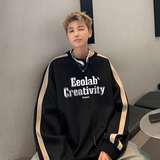 现货重磅400克美式细格卫衣男宽松复古美式休闲外套黑WY812特P50，女装短外套，电商A456（原C415）