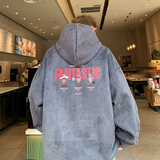 现货400克重秋冬高街重磅连帽卫衣男款潮牌美式外套潮JP80-P55深，女装短外套，电商A456（原C415）