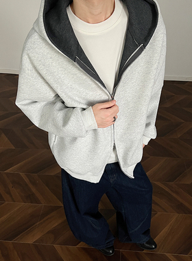 市场好版本460克重磅加厚连帽卫衣男潮牌外套A456-WY7708-P55特c