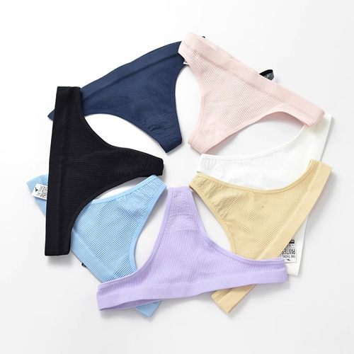 优质外单低腰款丁字裤运动内裤舞蹈健身性感T裤无缝T-BACK女