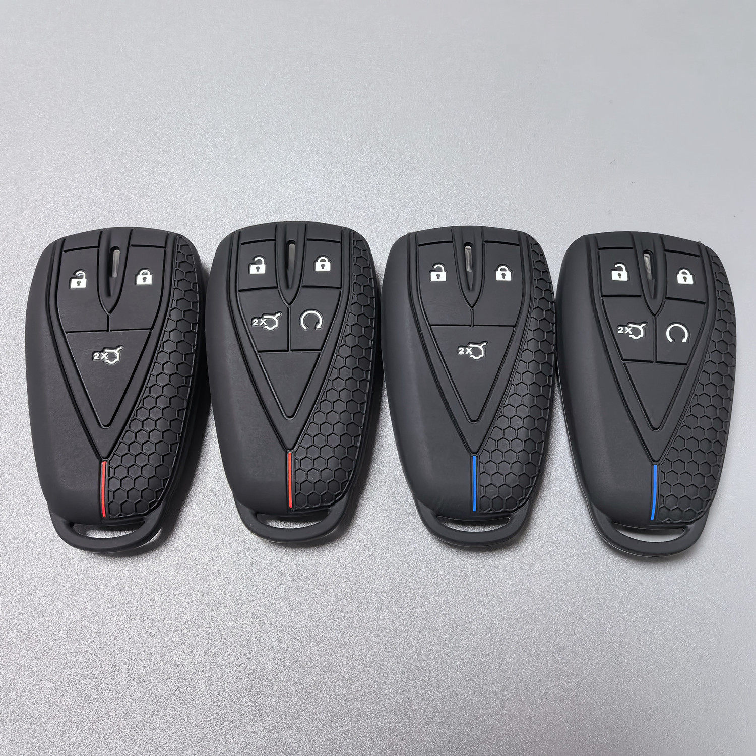 适用长安cs75plus悦翔cs15蜂窝钥匙套逸动cs55欧尚cs35硅胶包cs85