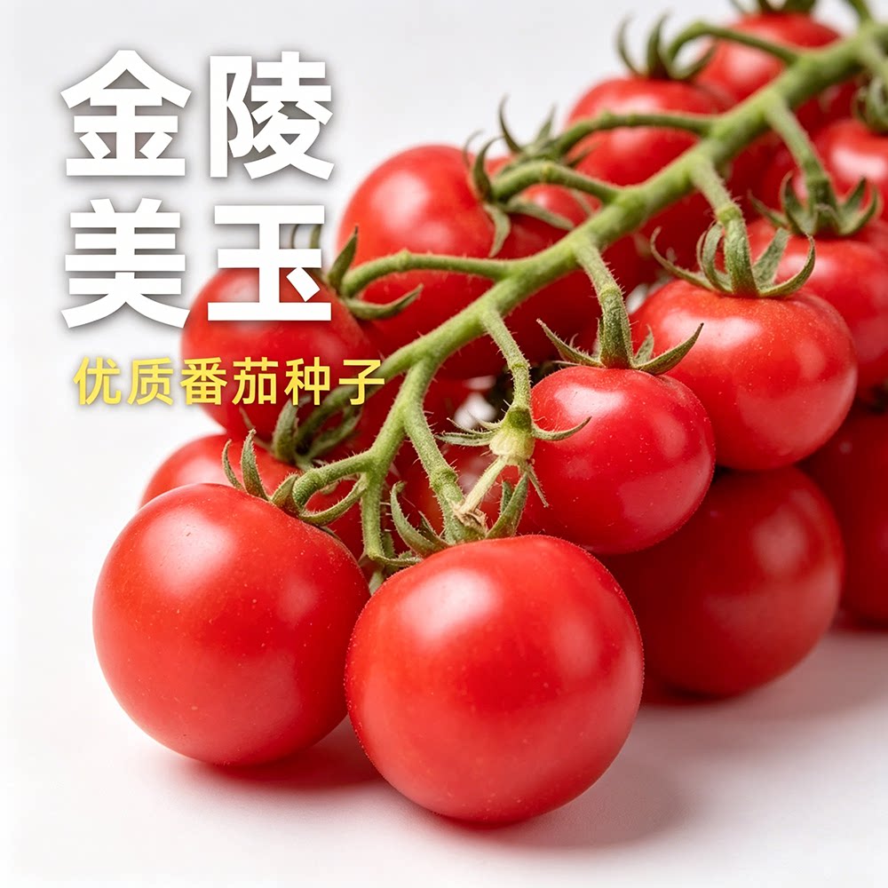 金陵美玉小番茄种子自封顶型小西红柿秋季春季蔬菜种籽爸爸是木匠