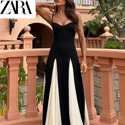 ZA连衣裙吊带欧美女装修身