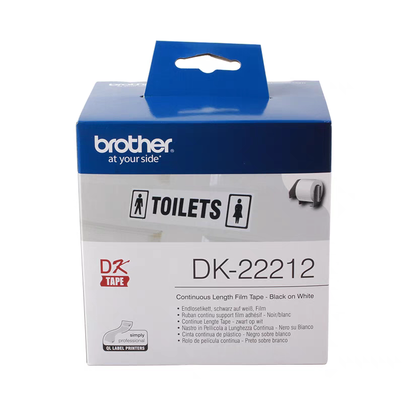 兄弟QL-700/800/820NWB标签机DK-22214原装热敏连续标签纸DK22205