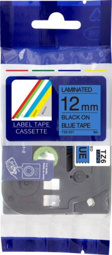 爱墨标签色带12mm 适用兄弟标签机PT-P700/P900标签纸TZ6-231/631